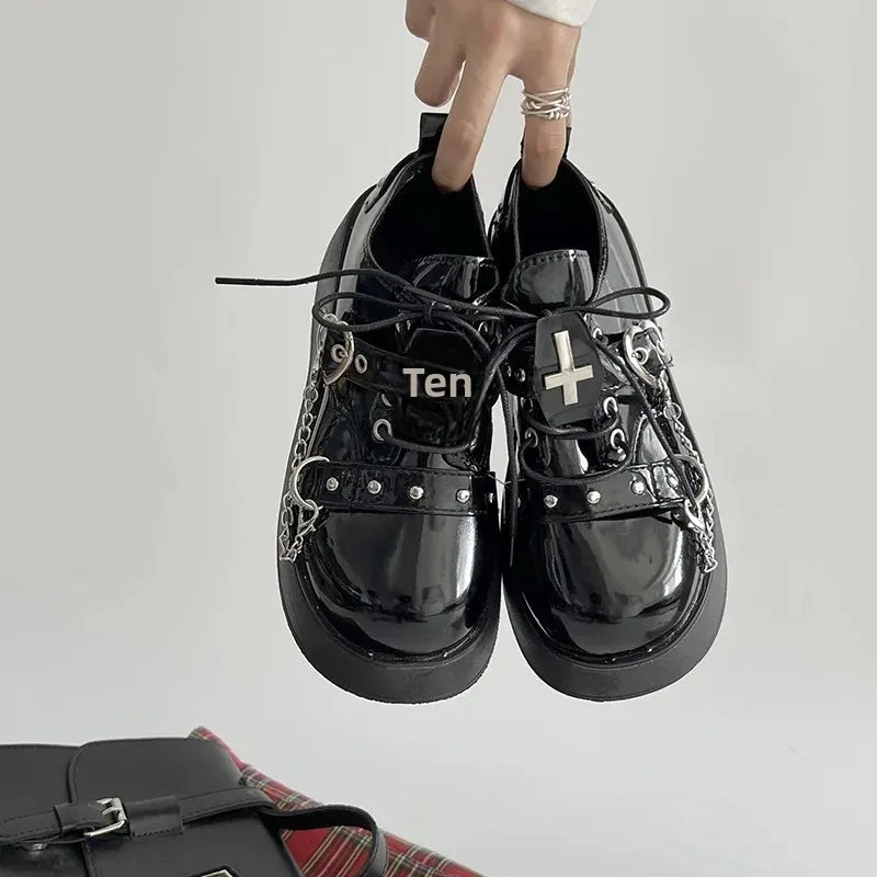 Bottines Femme Style Metal