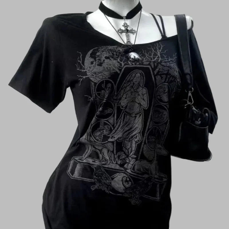 T-Shirt Punk Femme