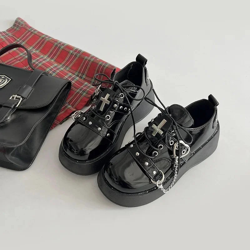 Bottines Femme Style Metal