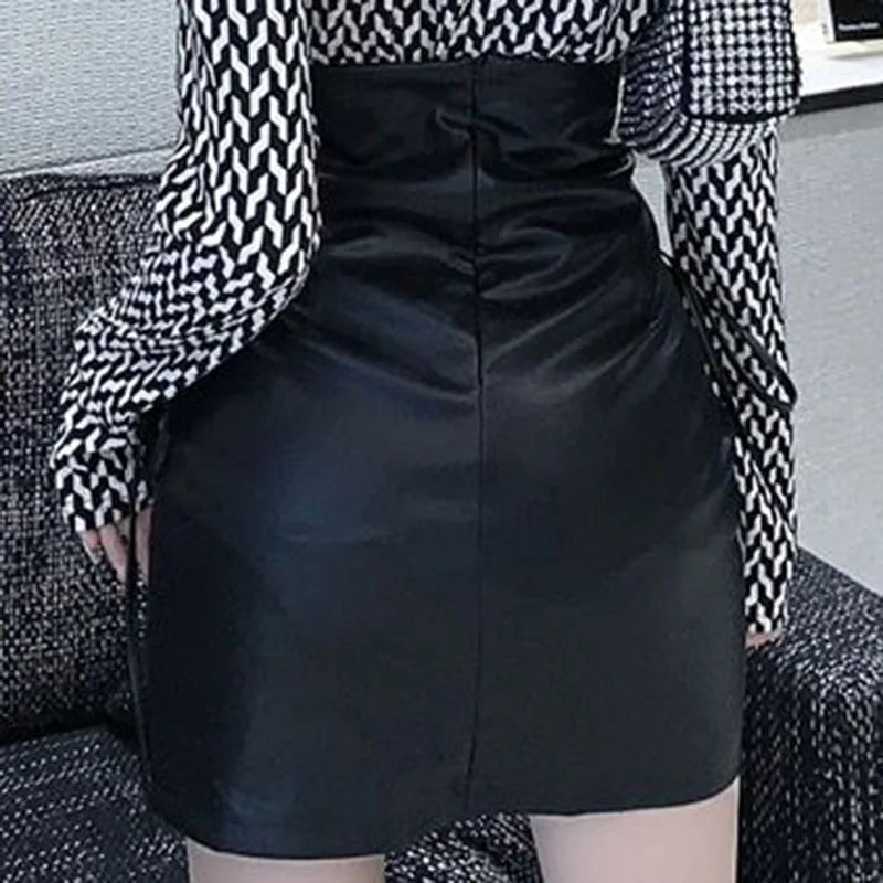 Jupe Gothique Cuir
