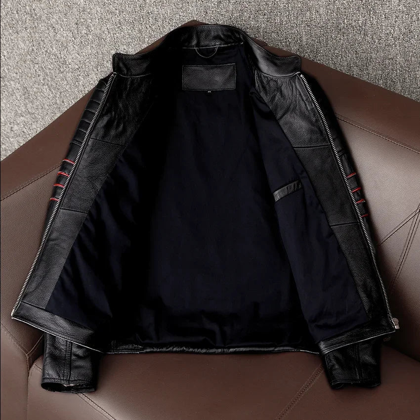 Veste Cuir Gothique Homme