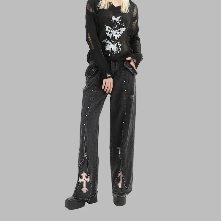 Pantalon Jean Gothique