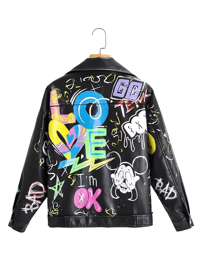 Veste En Cuir Punk