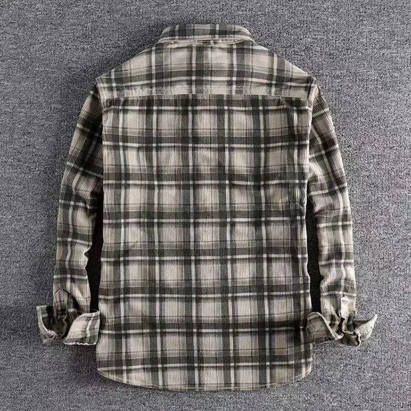Chemise Grise Grunge