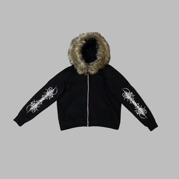 Veste Capuche Punk
