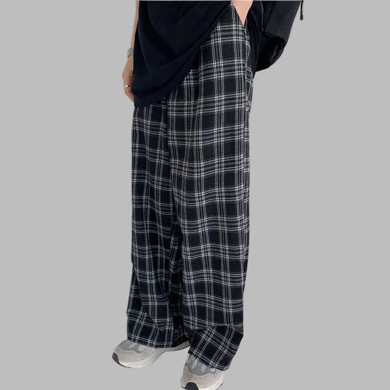 Pantalon À Carreaux Rock