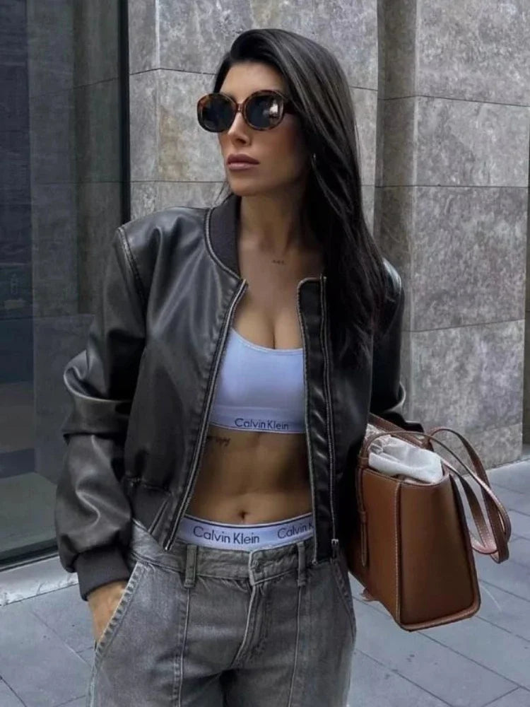 Veste En Cuir Rock