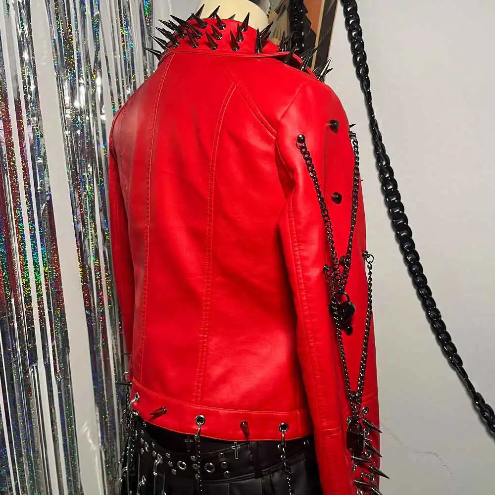 Veste Metal Rouge