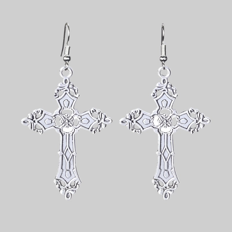 Boucle D'Oreille Gothique Argent