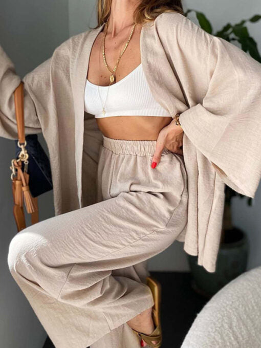 Pantalon Grunge Creme