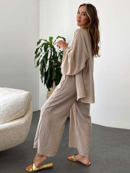 Pantalon Grunge Creme
