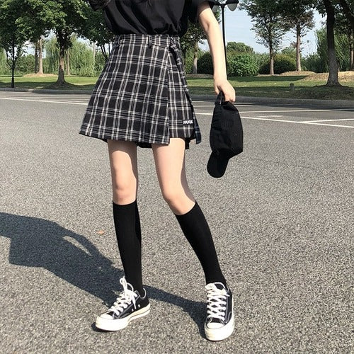 Jupe Carreaux Grunge