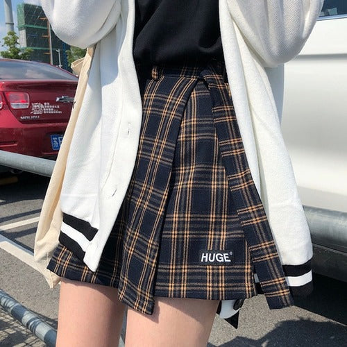 Jupe Carreaux Grunge
