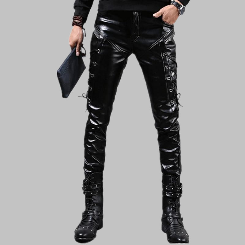 Pantalon Cuir Homme Rock