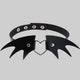 Gothic Leather Choker Women