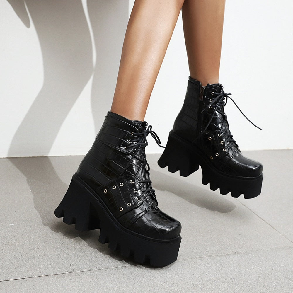 Bottes Plateforme Rock