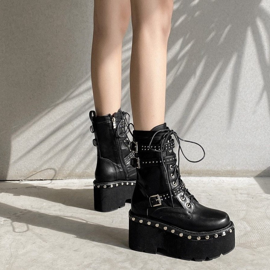 Bottines Rock Femme