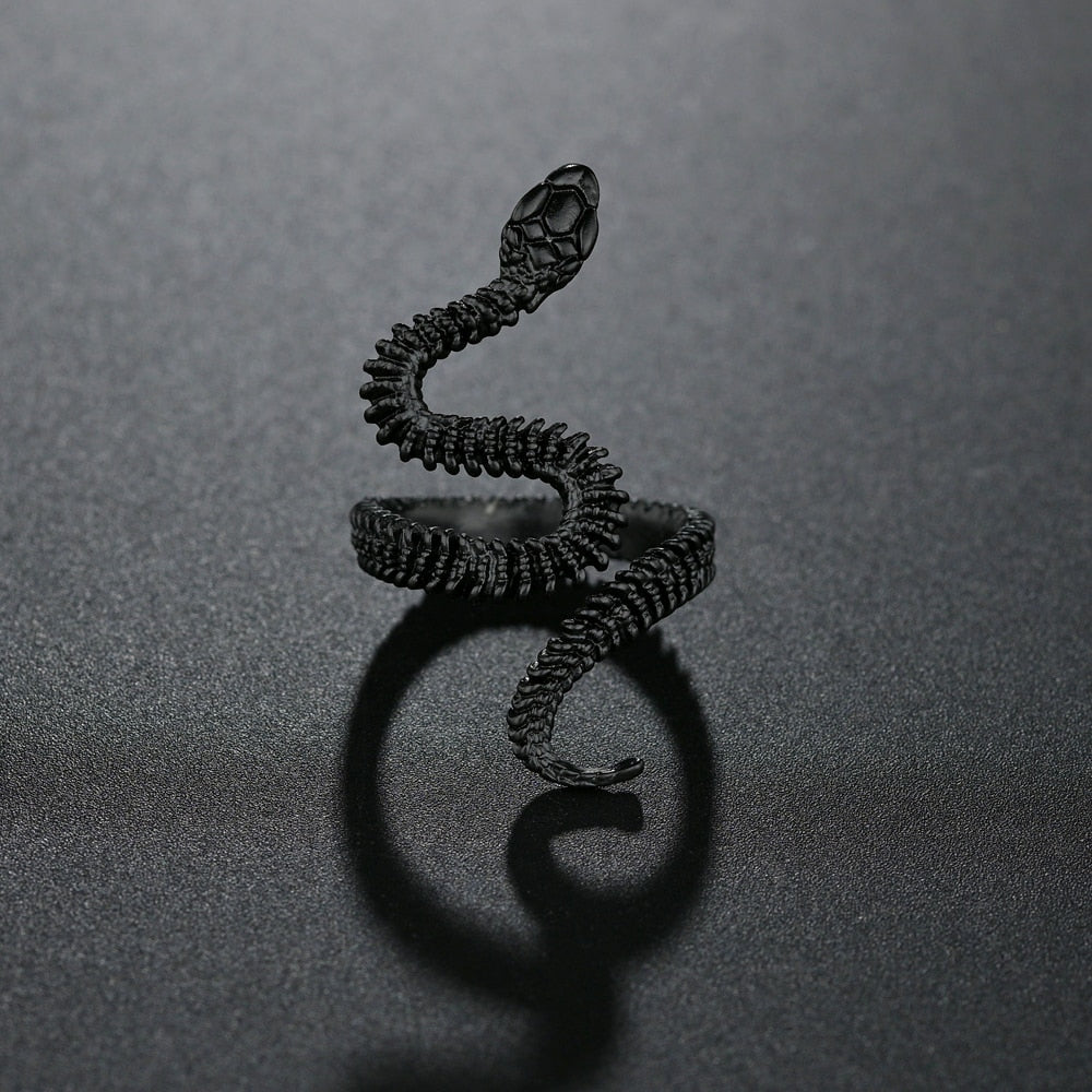 Bague Noire Rock