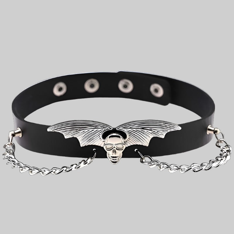 Collier Tête De Mort Metal