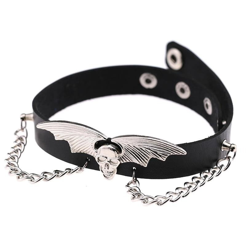 Collier Tête De Mort Metal