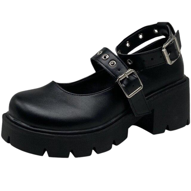 Bottine Cuir Punk