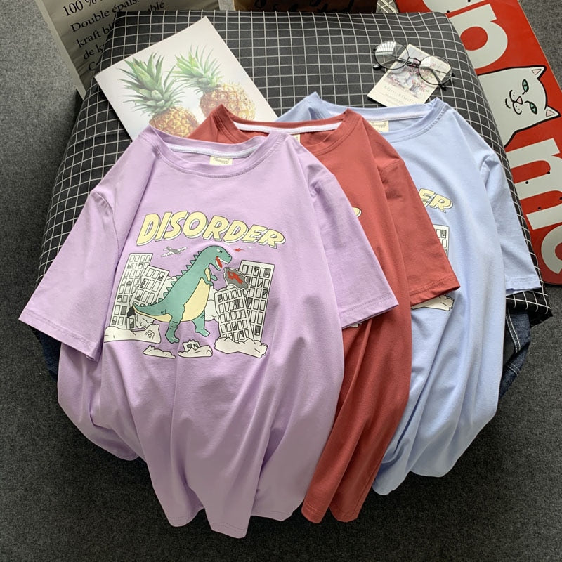 T-Shirt Grunge Rose