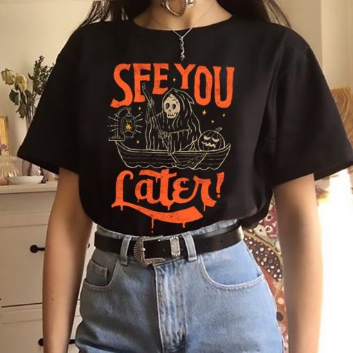 T-Shirt Noir Femme Gothique