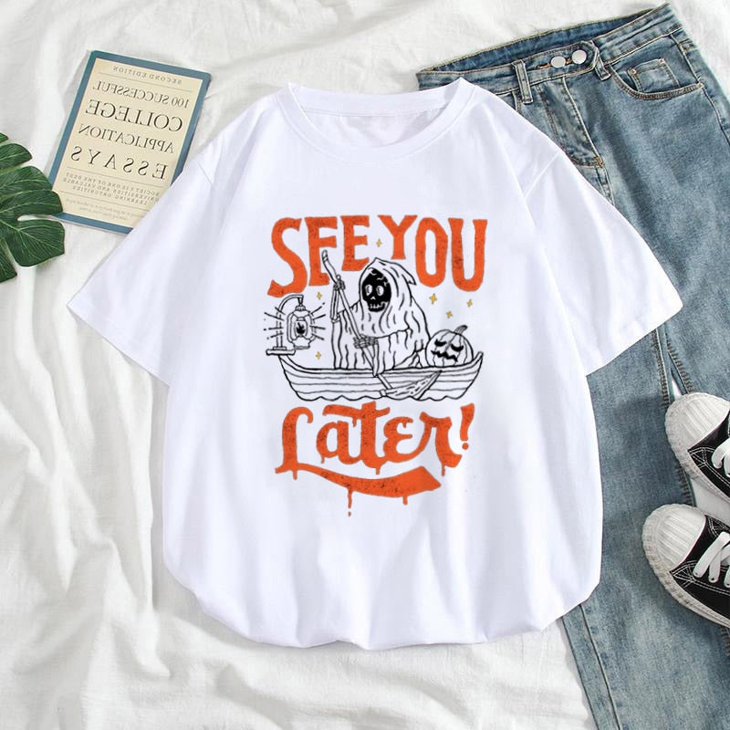 T-Shirt Noir Femme Gothique