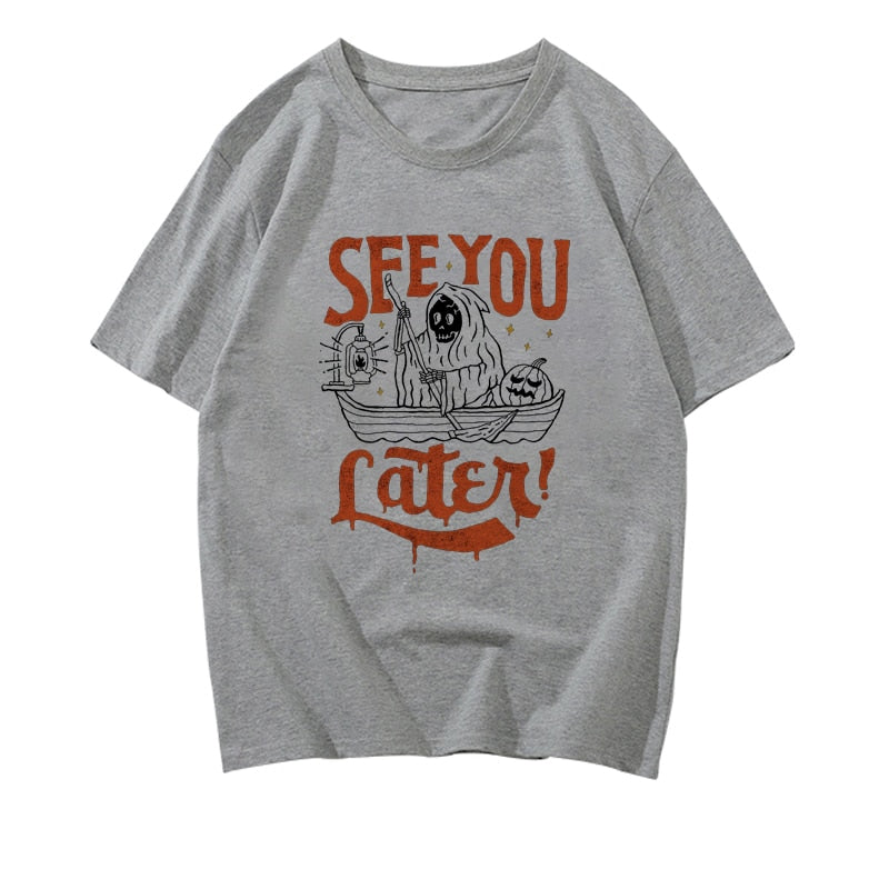 T-Shirt Noir Femme Gothique