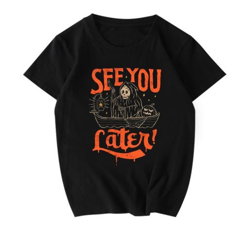 T-Shirt Noir Femme Gothique
